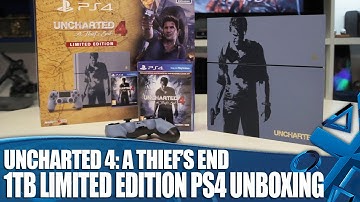 Uncharted 4 - Limited Edition 1TB PS4 Unboxing