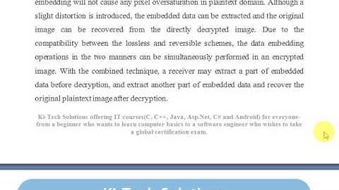 LOSSLESS AND REVERSIBLE DATA HIDING IN ENCRYPTED IMAGES WITH PUBLIC KEY CRYPTOGRAPHY