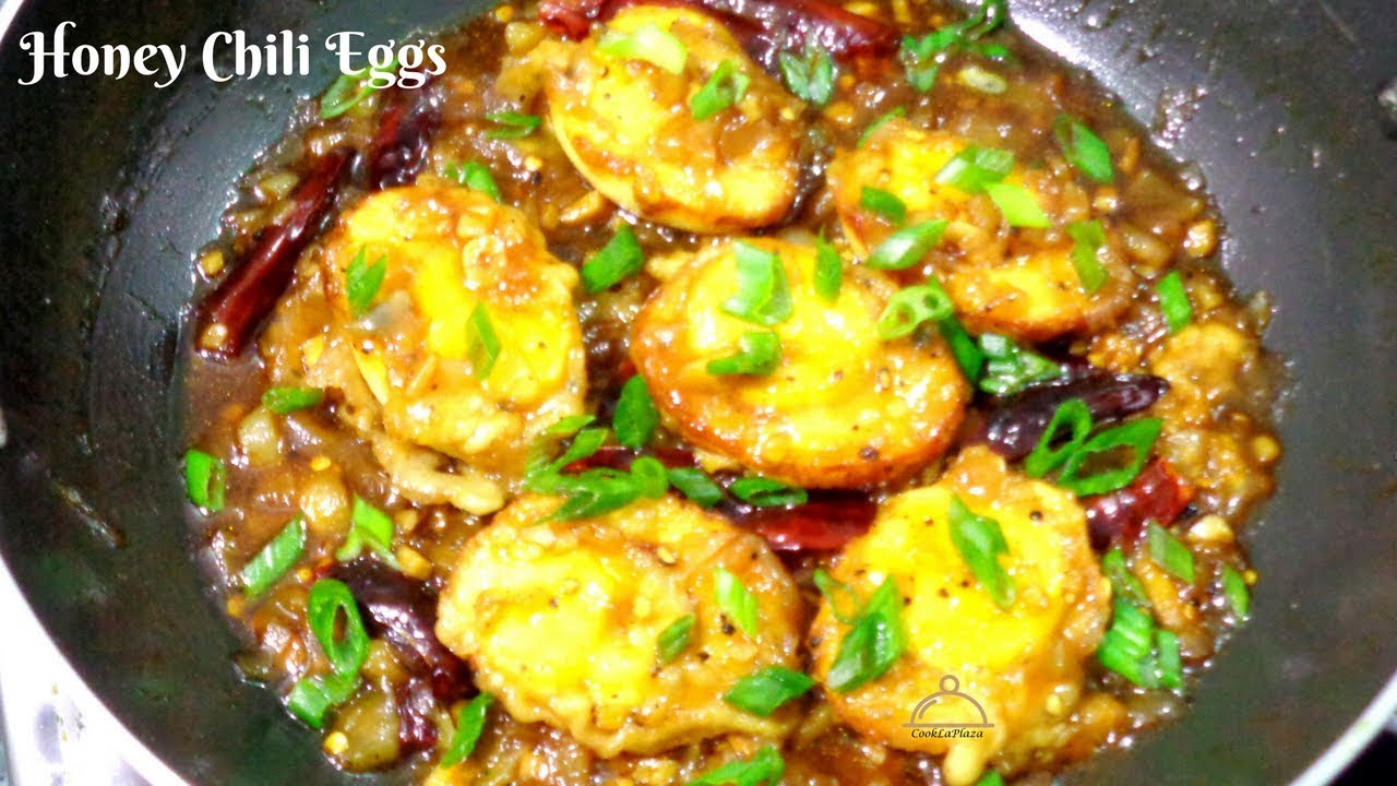 Honey Chilli Eggs YouTube
