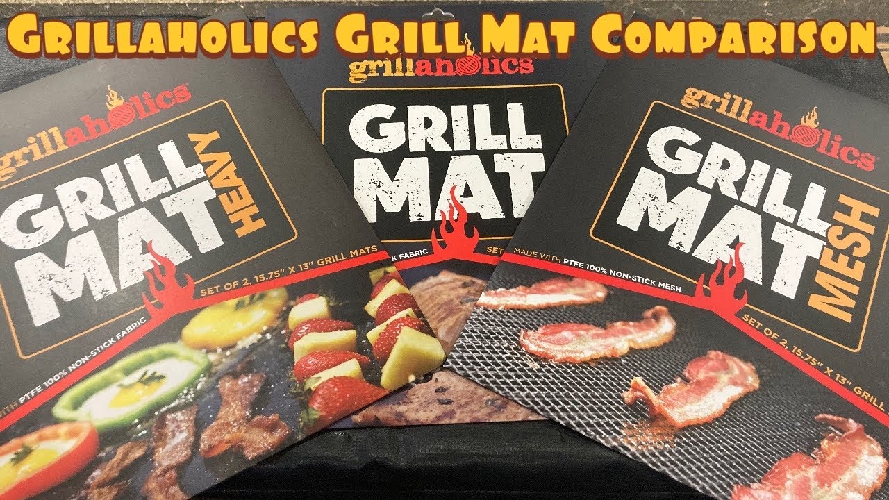 Grillaholics Mesh Grill Mat - Set of 2