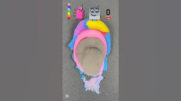 Guess the Mixed Color of 7 to 0 #satisfying #colormixing #numberblocks #asmr #funny #shorts