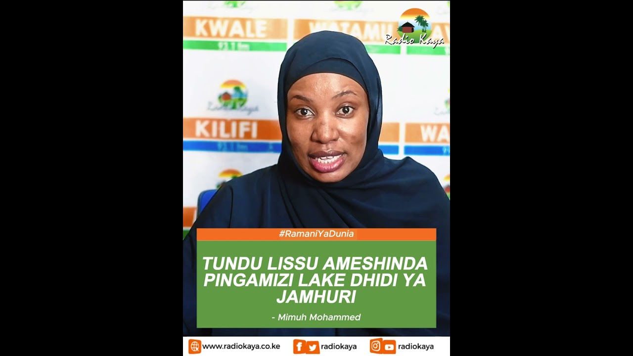 TUNDU LISSU AMESHINDA PINGAMIZI LAKE DHIDI YA JAMHURI.
