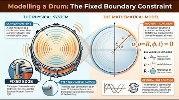 Constraint Dictates Drum Head Vibration