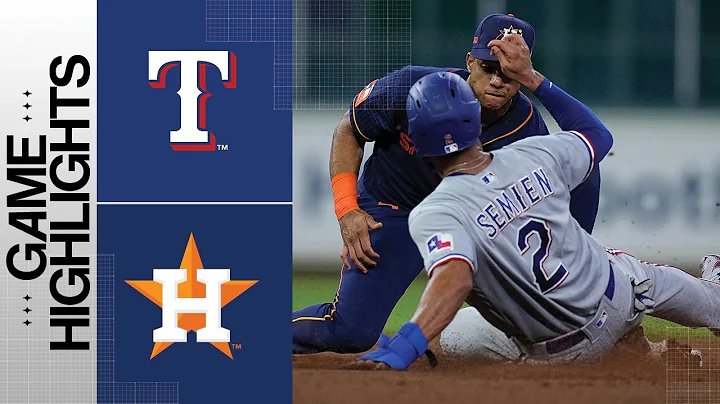 Rangers vs. Astros Game Highlights (7/24/23) | MLB Highlights - 天天要闻