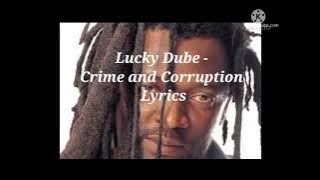 Lucky Dube - Crime and Corruption Lyrics