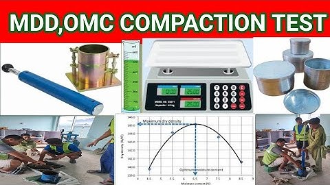 MDD, OMC COMPACTION TEST