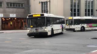 NJT AND GREYHOUND BUSES AT NEWARK PENN STATION