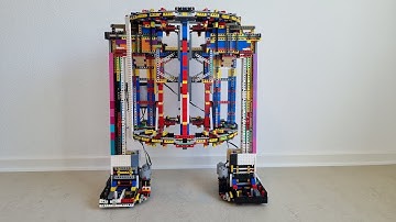 LEGO R2D2 1:1 scale Update (Final 2 leg structual construction)
