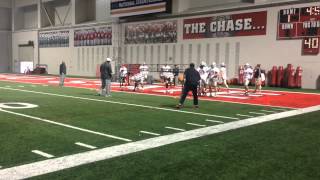Ohio State spring ball day 1 - defensive line drills
