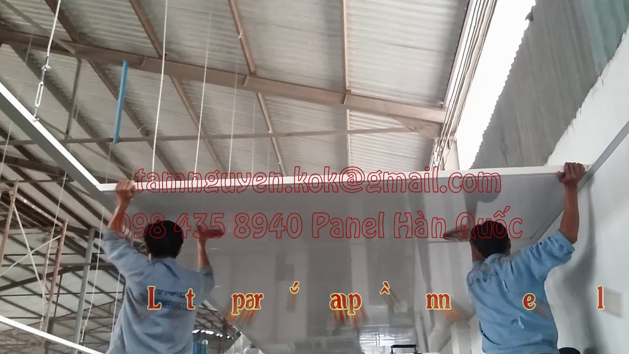 Quy Trình Thi Công và Lắp Đặt Trần Panel Tôn Xốp