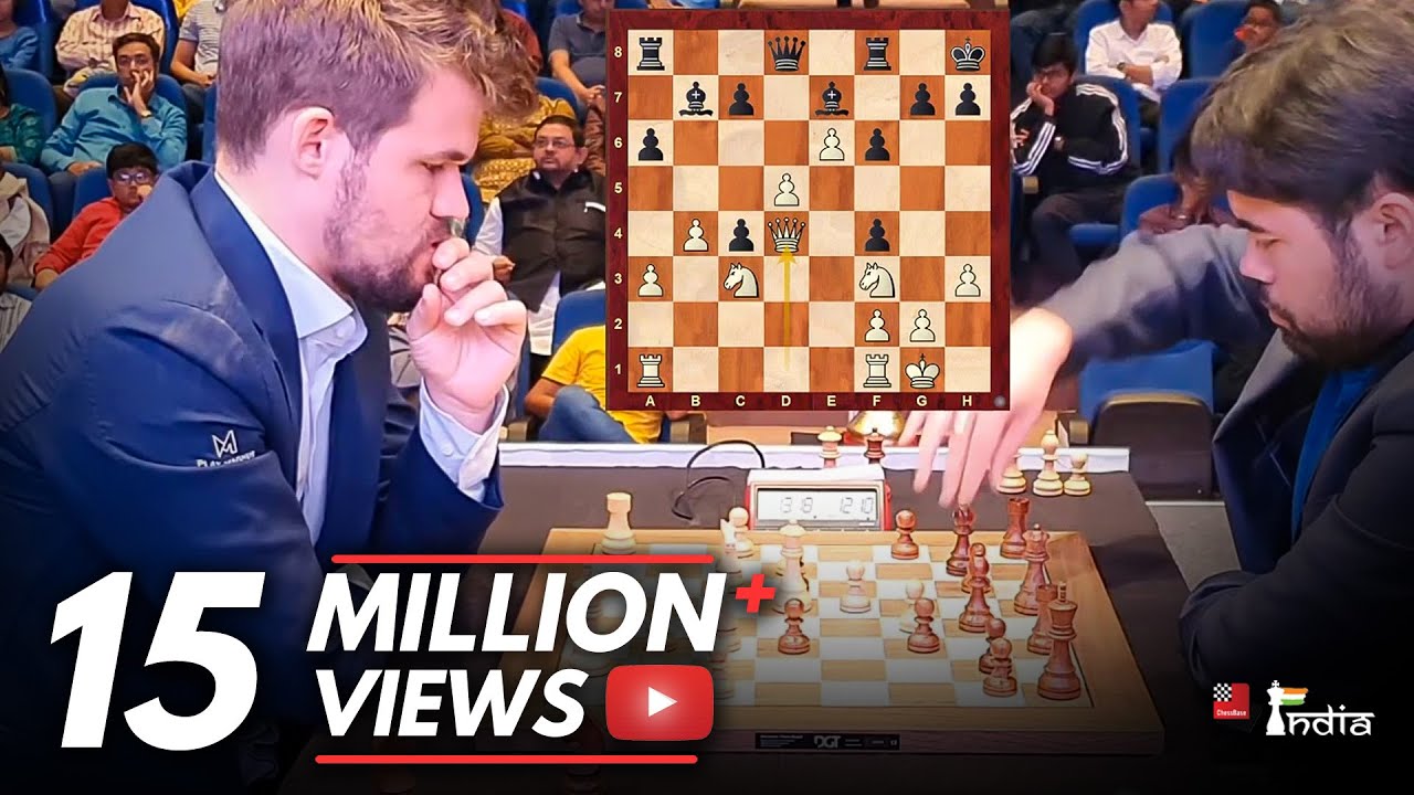 When arch rivals meet- Magnus Carlsen vs Hikaru Nakamura 