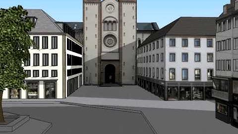 Virtual Würzburg: Domstraße