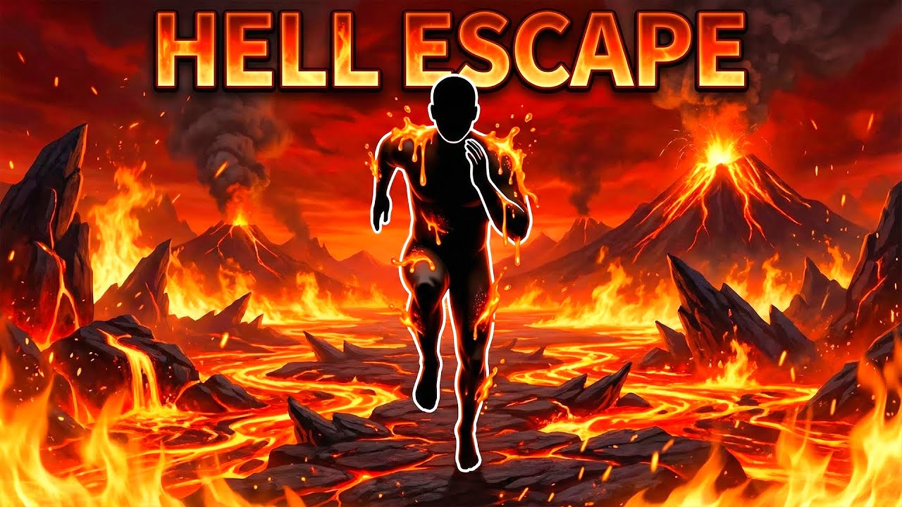 HELL ESCAPE 🔥 Immersive Interactive Warm Up | Escape from the lava | Viral Interactive Game