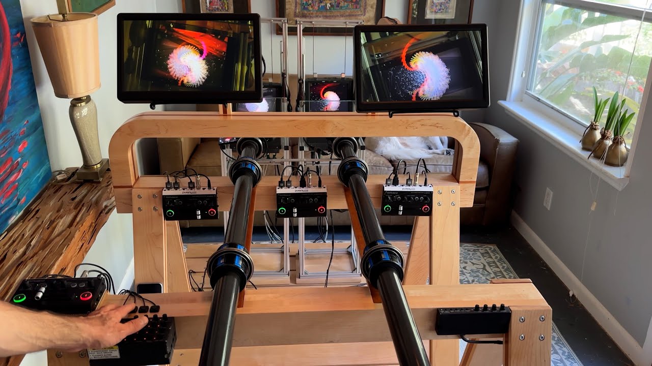 Analog Real-Time Fractals made with Video Feedback Device: CLOSER/NEED YOU TONIGHT Version