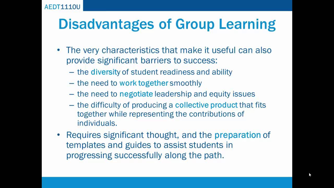 10.3 Group Learning Methodologies