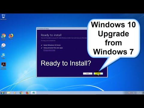 Windows 10 upgrade from Windows 7 - Upgrade Windows 7 to Windows 10 - Beginners Start to Finish 2018