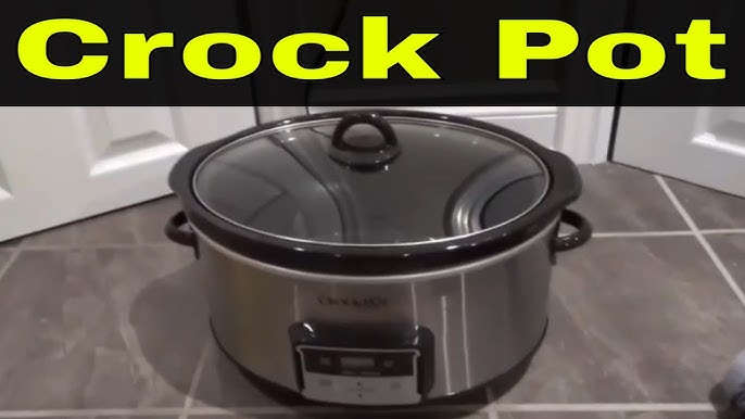 Crock-Pot 8-Quart Slow Cooker Black Stainless SCCPVFC800-DS - Best Buy