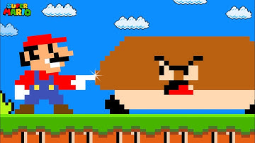 Everything Mario Touches Turns WIDER and Goomba Has Stopped Working!
