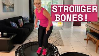 8 MINUTE A Day Mini Trampoline Workout for STRONGER Bones After 50