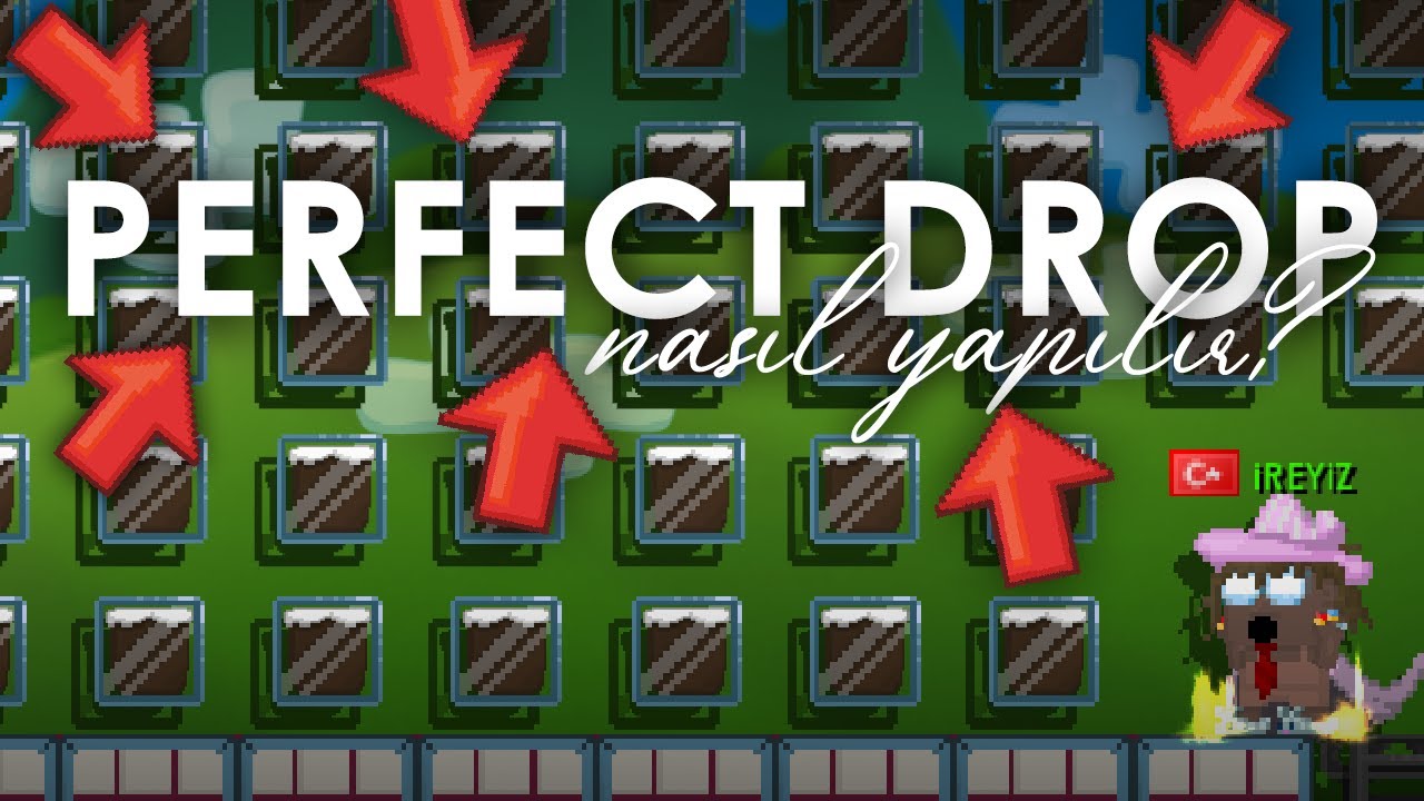 HOW TO PERFECT DROP? Growtopia Türkçe YouTube