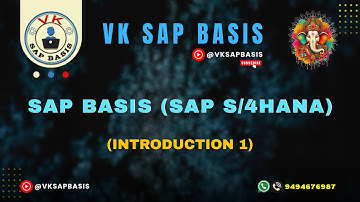 SAP BASIS S/4HANA 2023 (Introduction 1)