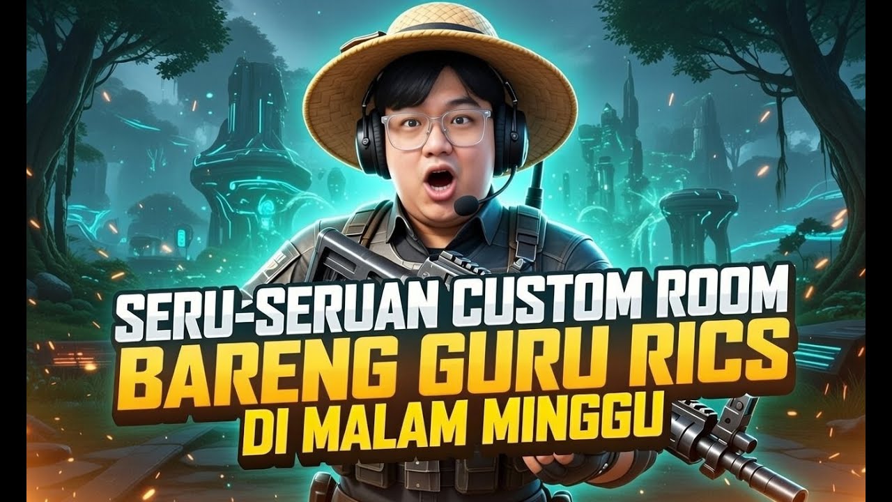 (SHORTS) CUSTOM ROOM FUN BARENG GURU DI MALAM MINGGU ! GURU RICS LIVE | PUBG MOBILE