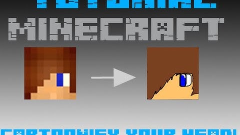 How to Make Cartoon Minecraft Head - Minecraft Tutorial