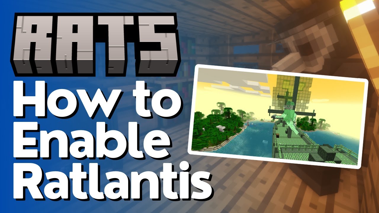 How to Enable Ratlantis in the Rats MC Mod - YouTube
