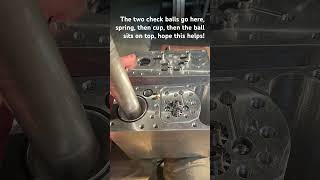 CMC 7342 Actuator repair, check ball location.