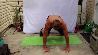 lateral bear crawl with miniband