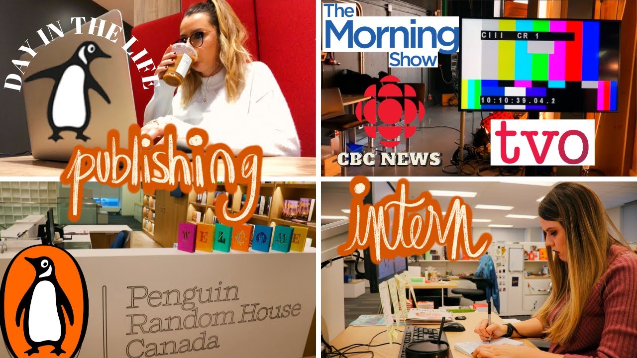 A Day in the Life at PENGUIN RANDOM HOUSE CANADA// Work in Publishing | TV + Radio behind-the-scenes