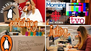 A Day in the Life at PENGUIN RANDOM HOUSE CANADA// Work in Publishing | TV + Radio behindthescenes