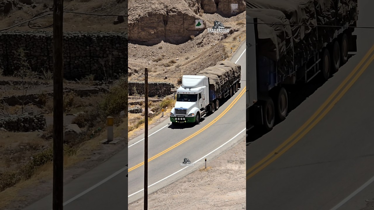Espectacular pasada de trailers por TORATA-MOQUEGUA 