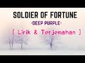 soldier of fortune - lirik lagu inggris dan terjemahan