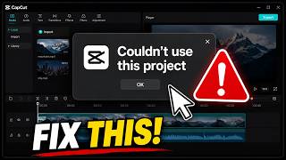 How to Fix CapCut Couldn’t Use This Project
