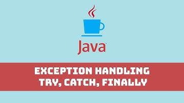 Java Programming Tutorial - Exception handling try, catch, finally