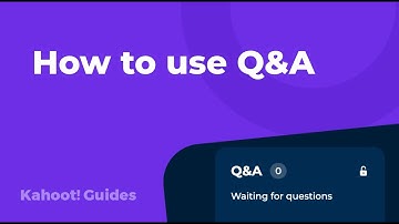 How to use Q&A feature with Kahoot!