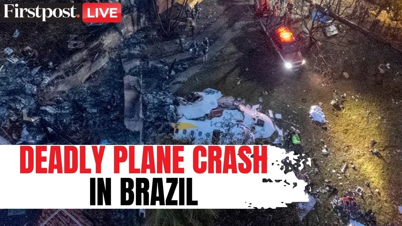 Brazil Plane Crash LIVE: Two Dead as Plane Crashes Into Vehicles in Sao ...