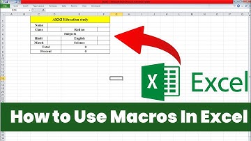 MS Excel - Macro | How to use Macros inMicrosoft Excel |Macros in MS Excel