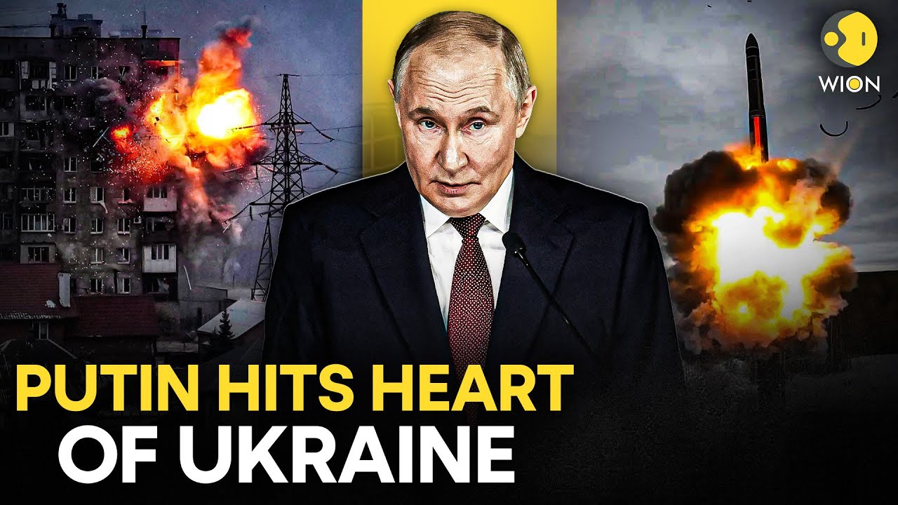 Russia-Ukraine Attack LIVE: Putin Strikes Kyiv, Attacks Cut Heating To Over 1,100 Buildings | WION