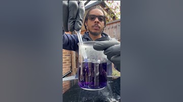 Making a pH indicator from red cabbage 🥬 #science #experiment #chemistry