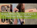 Review 7MAGIC 7 in 1 Hair Styler & Hair Dryer Brush, Negative Ionic Hot Air Styler, 120 Volts, 1400W