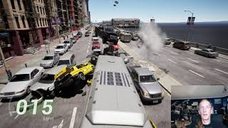 TEARUP DEVLOG #8 Slow Drive in SPEEDUP reviewing physics simulation issues UE5 gamedev Destruction