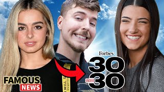 TikTok Dominates Forbes 30 Under 30 List: Addison Rae, D’Amelios, Mr Beast & more | Famous News Net Worth