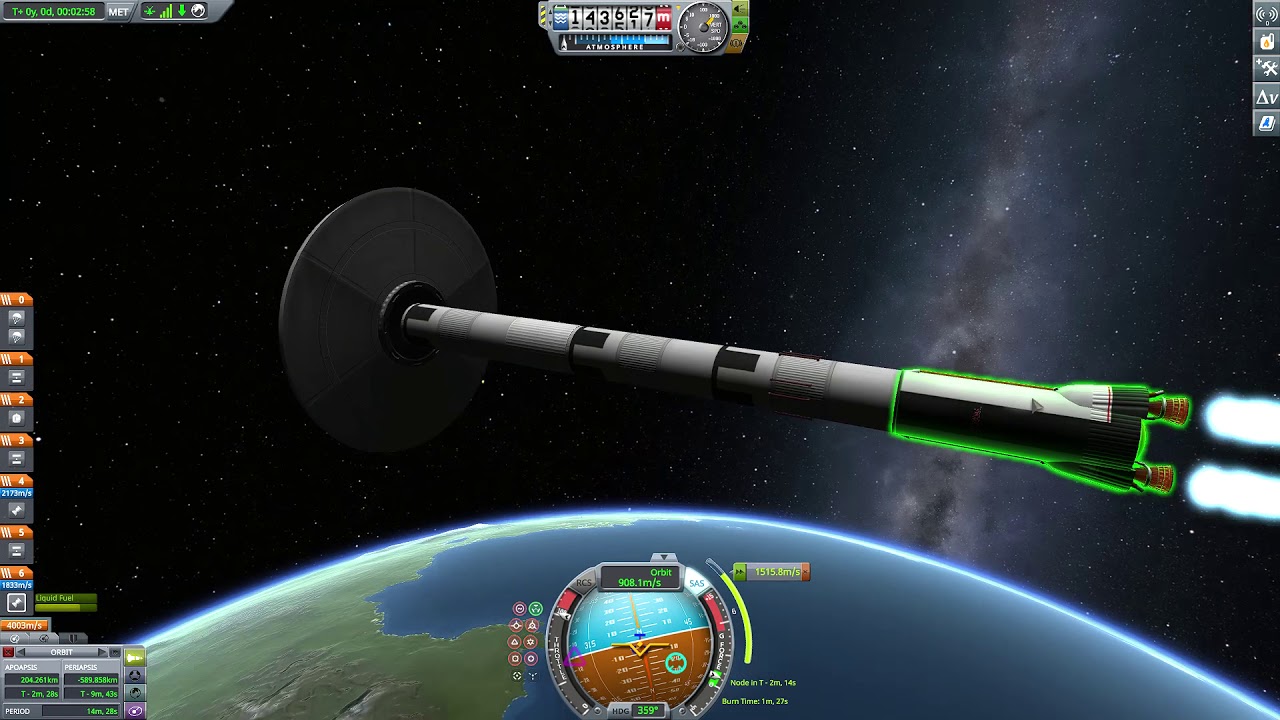Kerbal Space Program Rover rocket Launch - YouTube