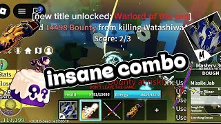 I Tried This INSANE Dough PvP Combo! 🔥 | Blox Fruits. #pvp #doughcombo #bloxfruits #combo #video 