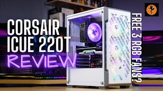 Pinaka Sulit iCUE Corsair 220t RGB Mid Tower Smart Case Pinoy Review