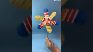 DIY Windmil for Children| Easy Paper Art  ~ shorts 60 seconds #shorts #shortsvidio #youtubeshorts