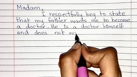 Application to the principal asking for permission to change the subject | Easy Formal letter