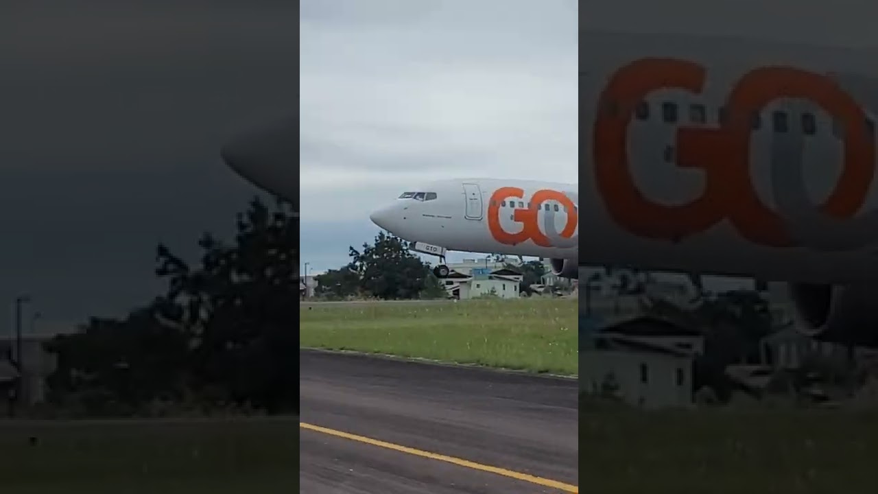 Decolagem Linda B737-800 GOL Aeroporto Caxias do Sul-CJX